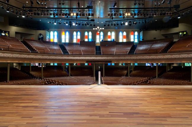 backstage tour of the ryman